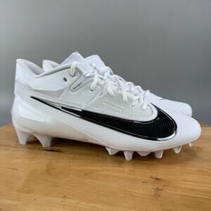 Nike Vapor Edge Elite 360 2 Mens‎ Size 13 Football Cleats White Black FZ4268-100